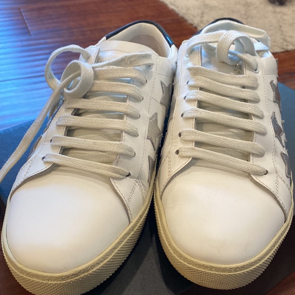 Saint Laurent Women Sneaker Court Star size 37.5 - Picture 3 of 7